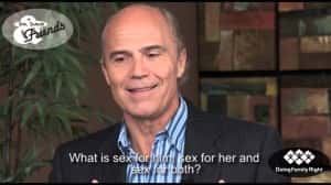 Marriage: What is sex for him sex for her and sex for both?